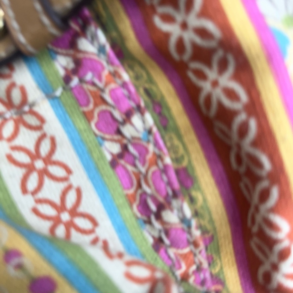 Relic Cane Handle boho Patchwork Colorful Summer Hobo Bag Summer - Picture 9 of 13